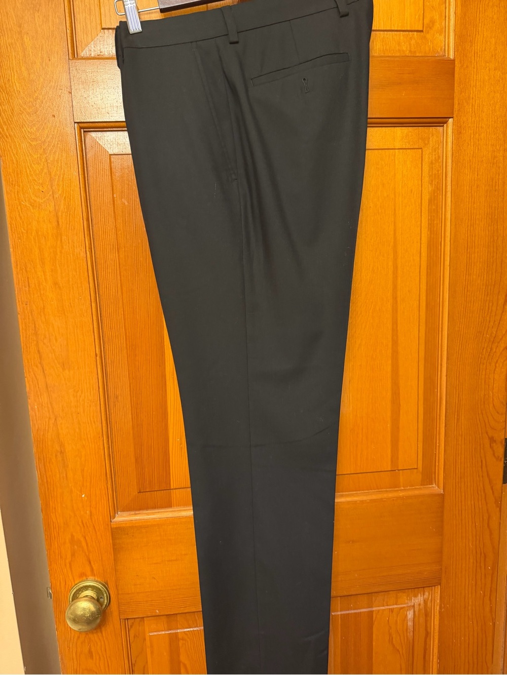 Men's Tailored Black Dress Pants